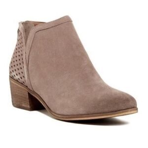 Susina Brown Leather Zipper Ankle Bootie Boots - Size 12M